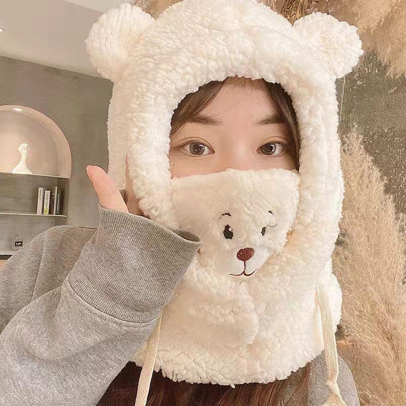 Cute Bear Hoodie For Girls
