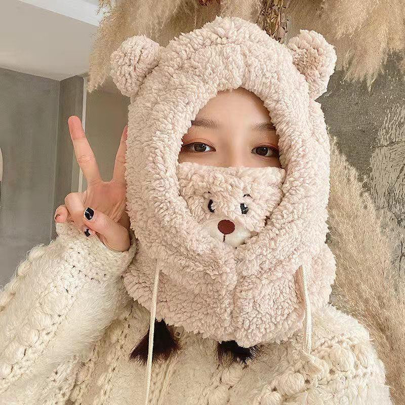 Cute Bear Hoodie For Girls