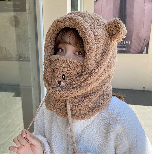 Cute Bear Hoodie For Girls